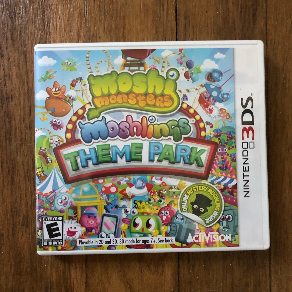 Moshi Monsters Moshlings Theme Park 3ds